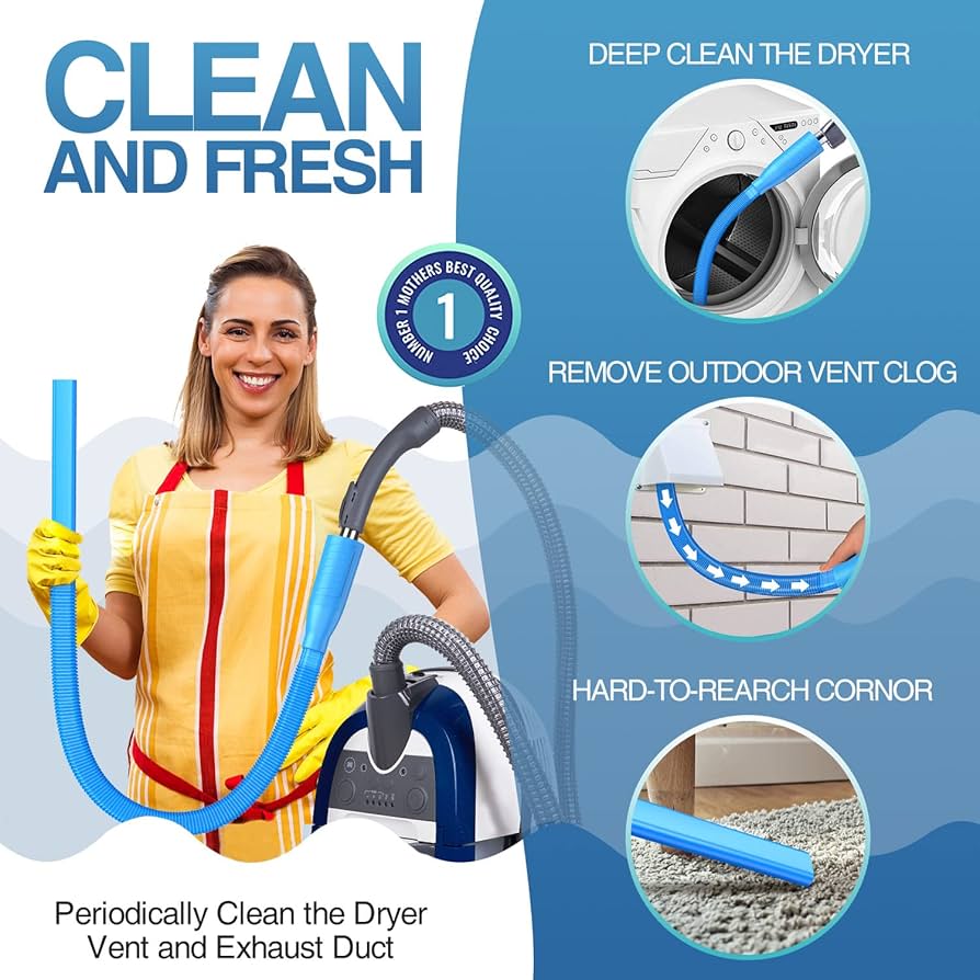 Muvolantia Upgraded Lint Cleaner Vacuum Attachment