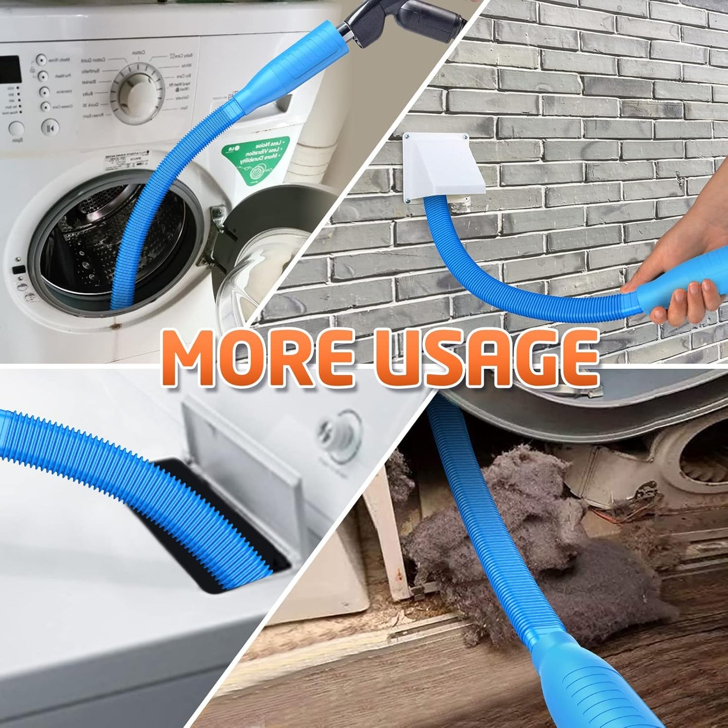 Muvolantia Upgraded Lint Cleaner Vacuum Attachment