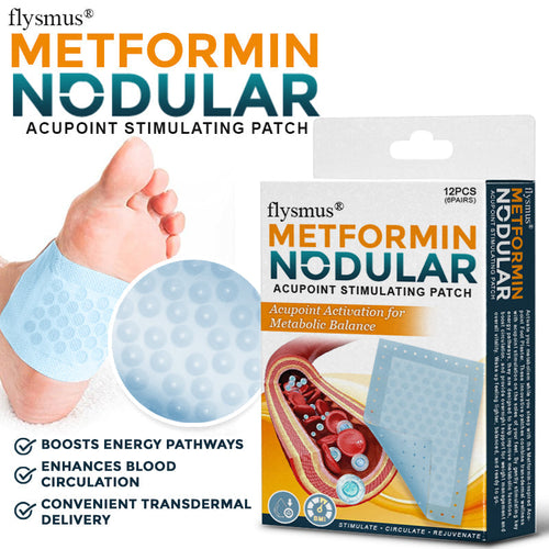 🧬 flysmus® Metformin Nodular Acupoint Stimulating Patch 🧑⚕️ Treats Diabesity, Obesity, High Blood Sugar Level