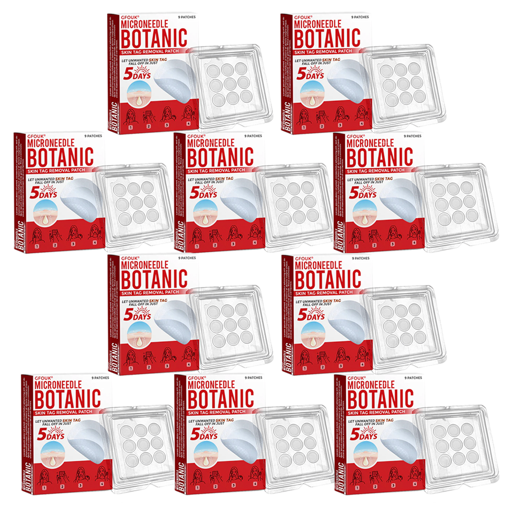 GFOUK® MicroNeedle Botanic Skin Tag Removal Patch 🇬🇧 Aligned with NHS Skincare Guidance