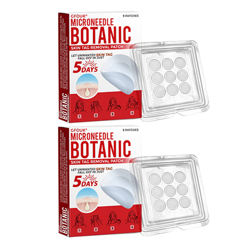 GFOUK® MicroNeedle Botanic Skin Tag Removal Patch 🇬🇧 Aligned with NHS Skincare Guidance