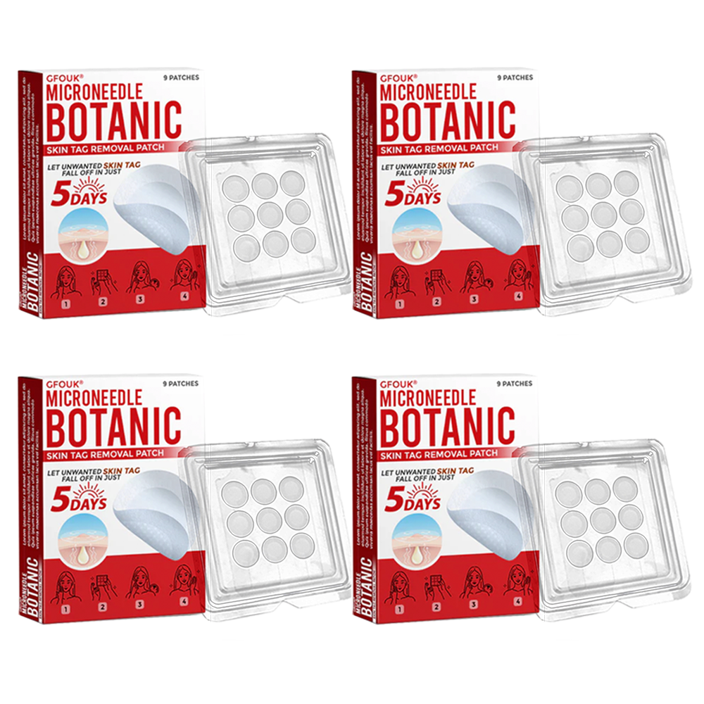 GFOUK® MicroNeedle Botanic Skin Tag Removal Patch 🇬🇧 Aligned with NHS Skincare Guidance