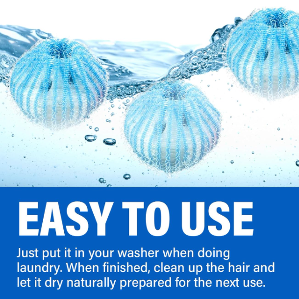 Muvolantia Laundry Pet Hair & Lint Remover Balls (12pcs)