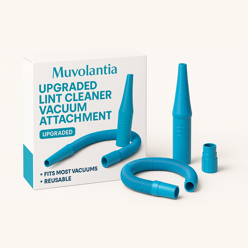 Muvolantia Upgraded Lint Cleaner Vacuum Attachment